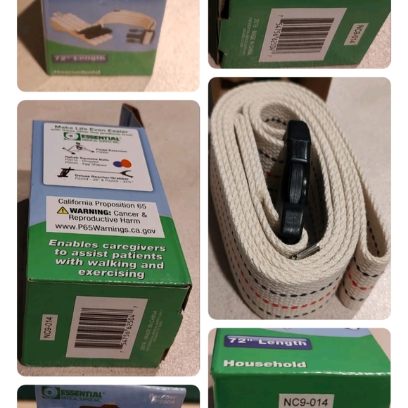 Everyday EssentialsMedical SupplyGait Belt with Plastic Buckle72 In length - Picture 2 of 9